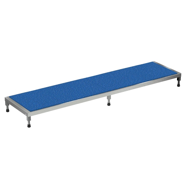 Vestil Adjustable Stainless Steel Stand 6-3/4" to 8-3/4" Height 24"W x 96"L AHT-L-2496-SS - main